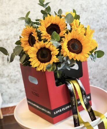 Girasoles en Jarrón